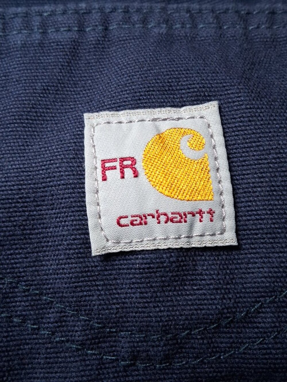 Carhartt FR Pants 36x32 Loose Fit Actual Size Blue Mid Weight Canvas CAT 2 2112 - Picture 10 of 16